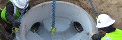 Канализационный колодец в Югорске